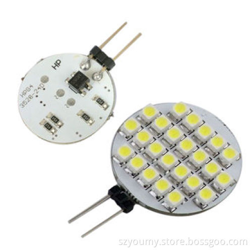 SMD3528 G4 LED Marine Bulb, Car DC 12V Pin 24LEDs